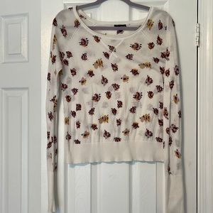 💜 Hurley Lightweight Rose Knit Sweater